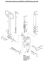 pallet hydraulic parts mule unit jack